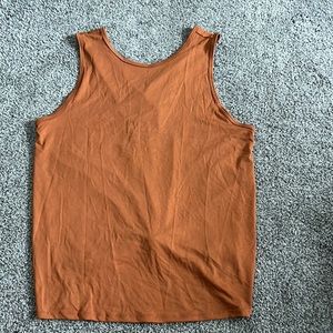 JoyLab Orange Cross Back Adjustable Workout Tank Top SIZE M